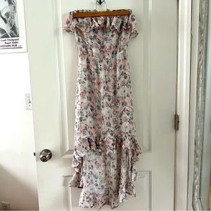 H&M Floral Fishtail Dress
